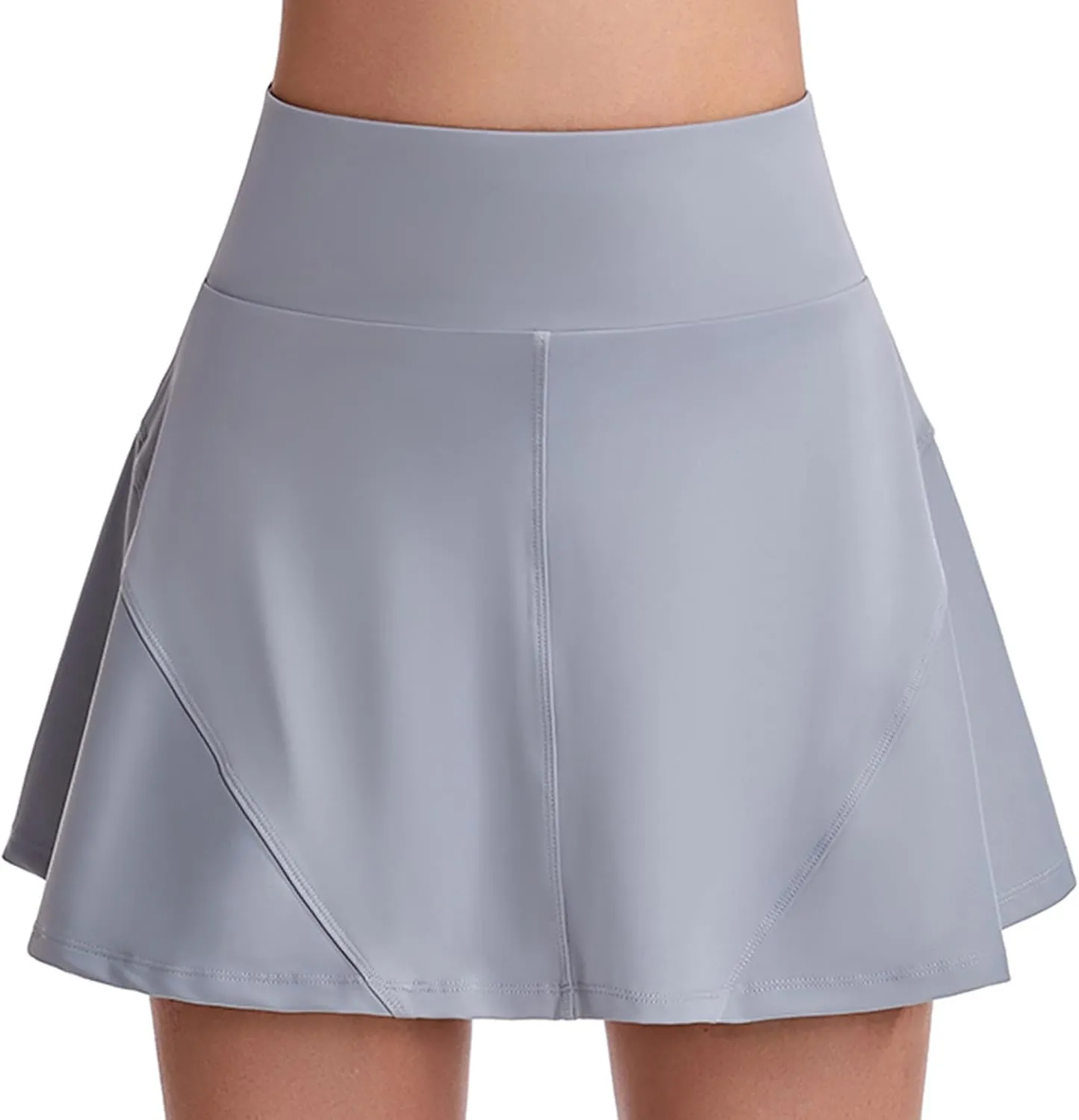 Skorts for Woman Quick Dry Ruffle Yoga Skirt with Built-in Shorts Summer Gym Athletic Skort Ladies Running Clothes