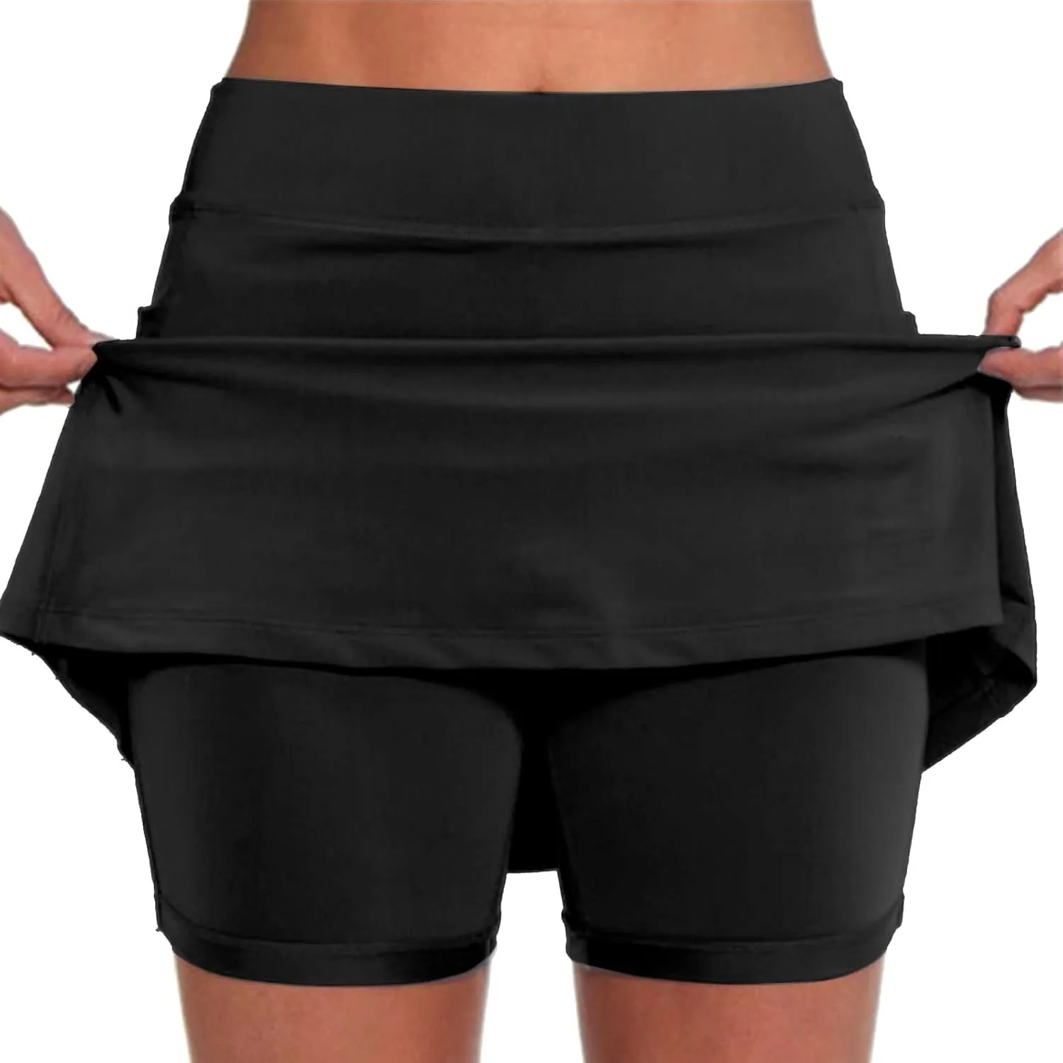 Skorts for Women Dressy Casual 2025 High Waist Tummy Control Athletic Golf Tennis Skirt Plus Size Comfy Shorts Skirts