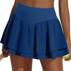 Skorts for Women Dressy Womens Tennis Skirt with Shorts Underneath Plus Size Women's Skorts with Pockets