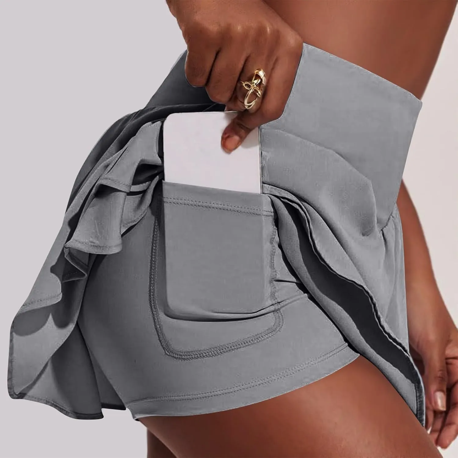 Skorts for Women Dressy Womens Tennis Skirt with Shorts Underneath Plus Size Women's Skorts with Pockets