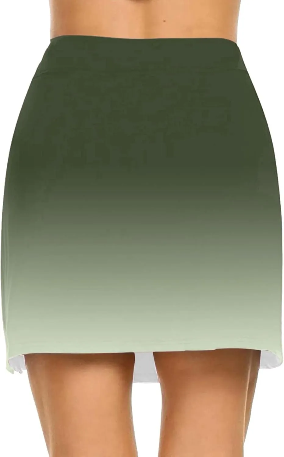 Skorts for Women Fashion Gradient Skirt with Built-in Shorts Summer Gym Athletic Running Skort Vacation Clothes 2025