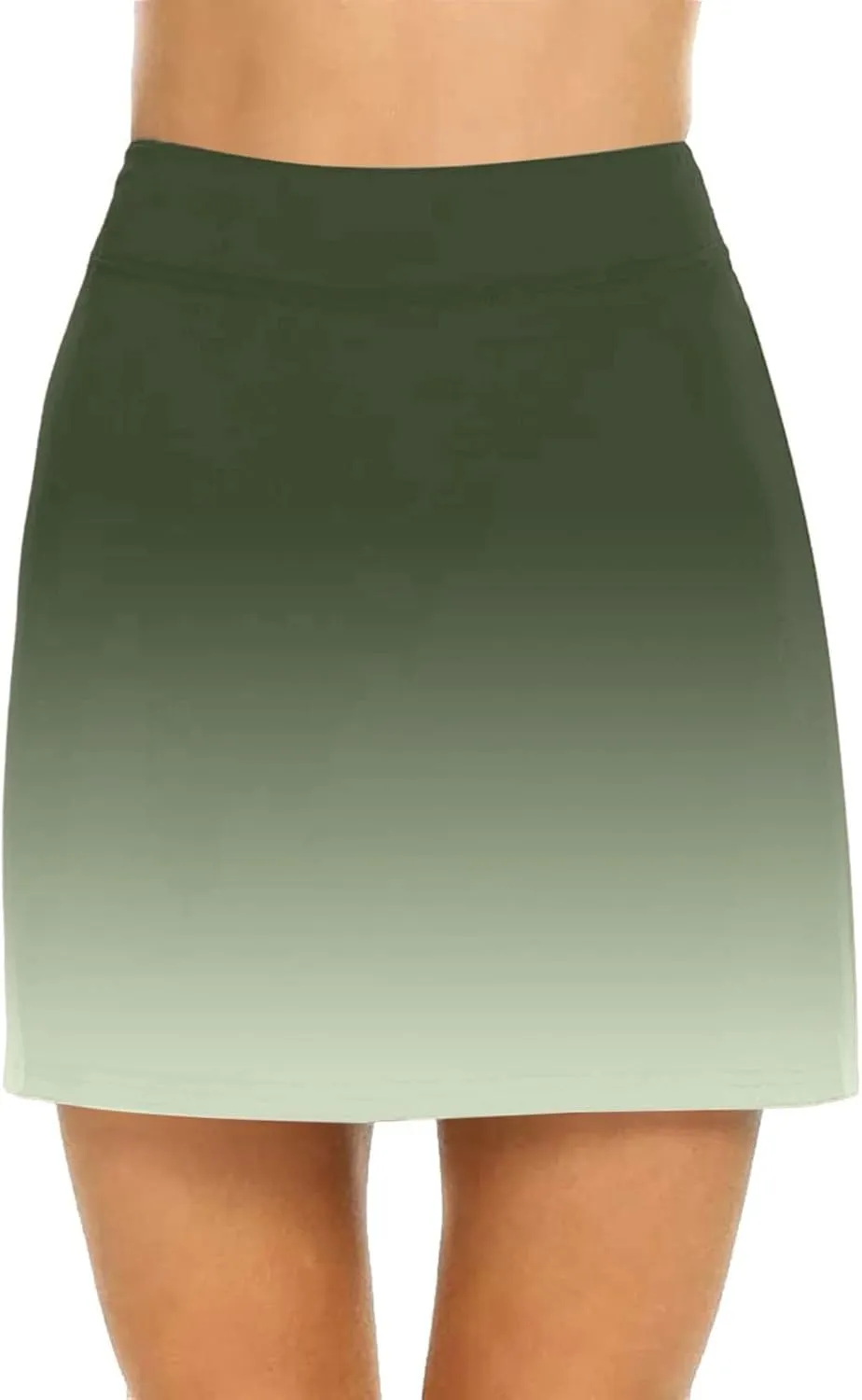 Skorts for Women Fashion Gradient Skirt with Built-in Shorts Summer Gym Athletic Running Skort Vacation Clothes 2025