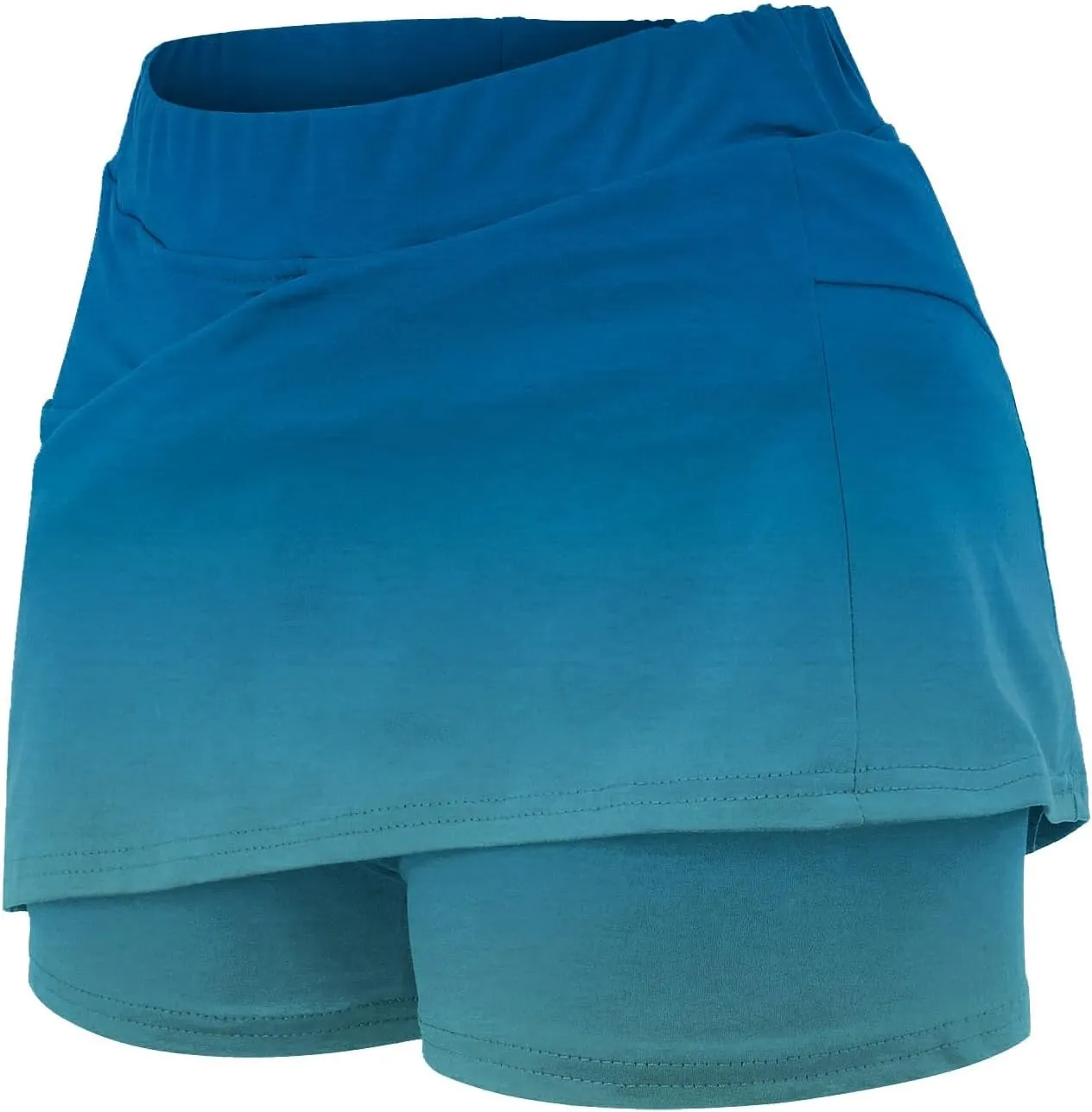 Skorts for Women Plus Size Casual Floral Print Athletic Golf Tennis Short Skirts 2025 Summer Skort with Pockets