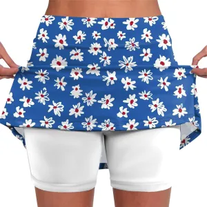 Skorts for Women with Pockets Summer 2025 Tummy Control Tennis Golf Skirt Plus Size Culottes High Waist Athletic