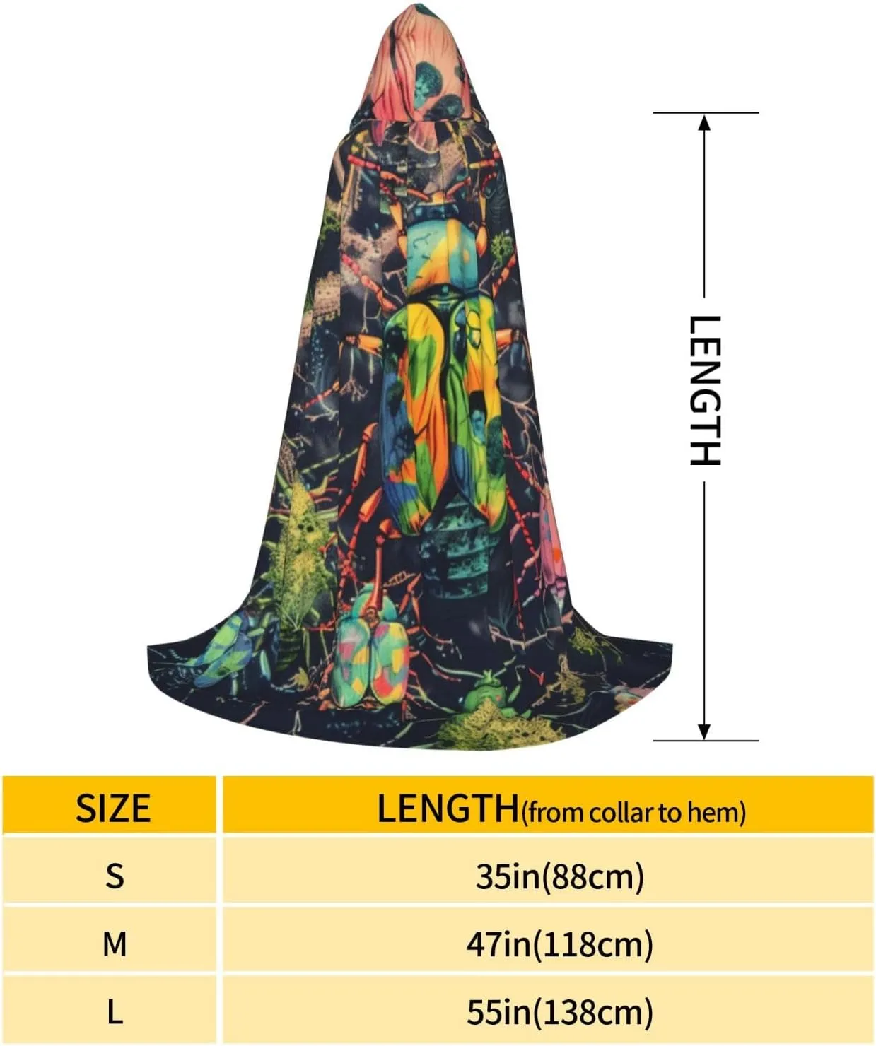 Snake Scales Halloween Cape For Teenagers, Hooded Cloak Long Cape Costume Cloak For Party Or Cosplay