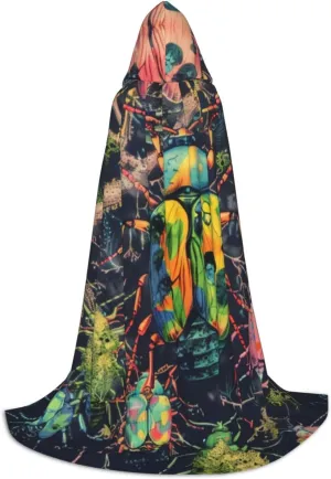 Snake Scales Halloween Cape For Teenagers, Hooded Cloak Long Cape Costume Cloak For Party Or Cosplay