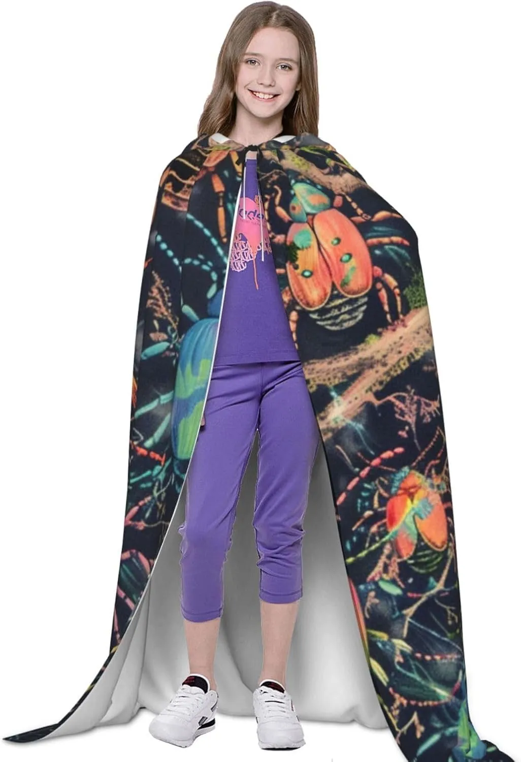 Snake Scales Halloween Cape For Teenagers, Hooded Cloak Long Cape Costume Cloak For Party Or Cosplay