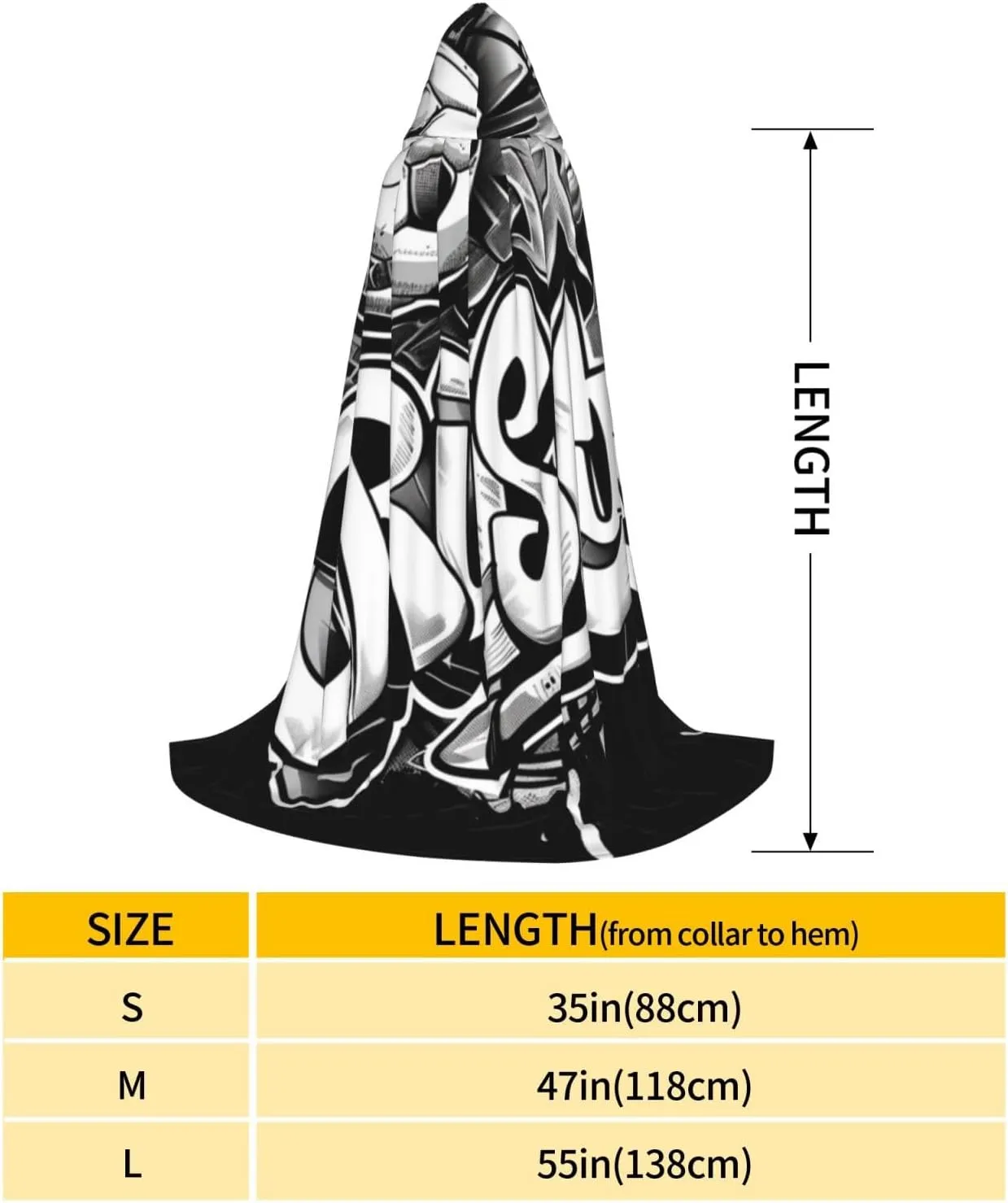 Soccer Halloween Cape For Teenagers, Hooded Cloak Long Cape Costume Cloak For Party Or Cosplay