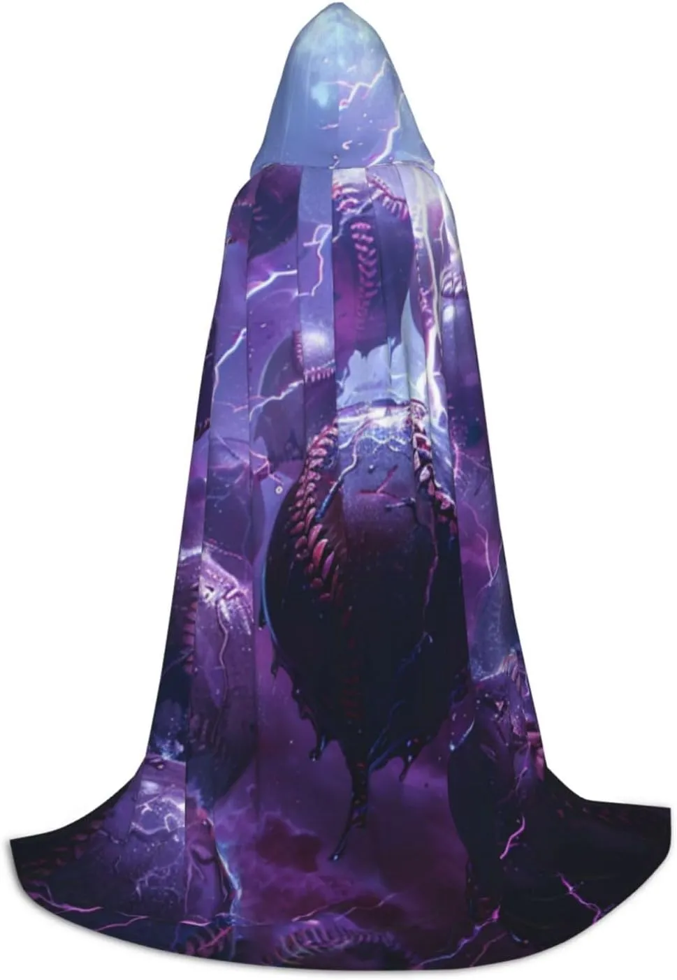 Soccer Halloween Cape For Teenagers, Hooded Cloak Long Cape Costume Cloak For Party Or Cosplay