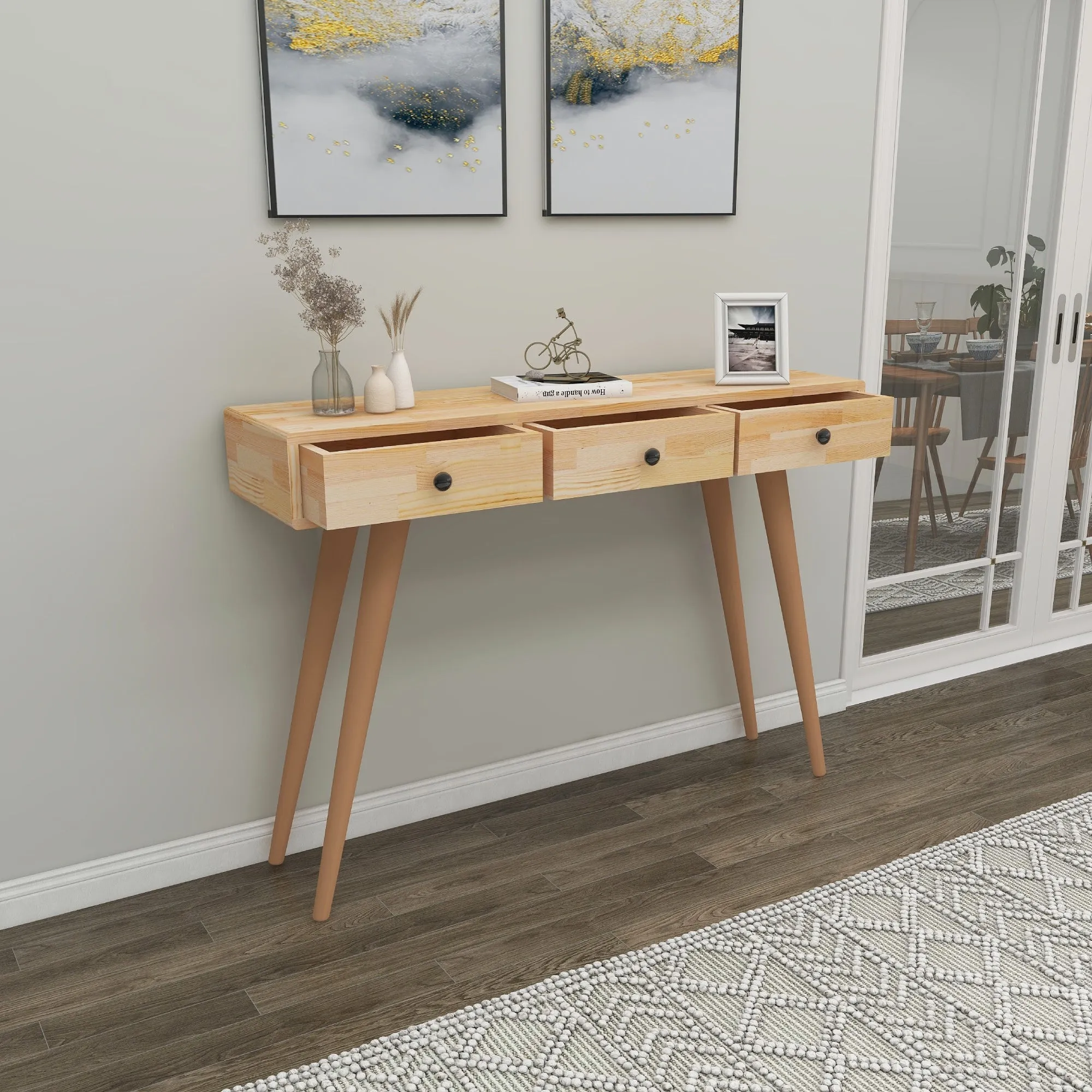 Solid Wood Dresuar Console Table Aurelia