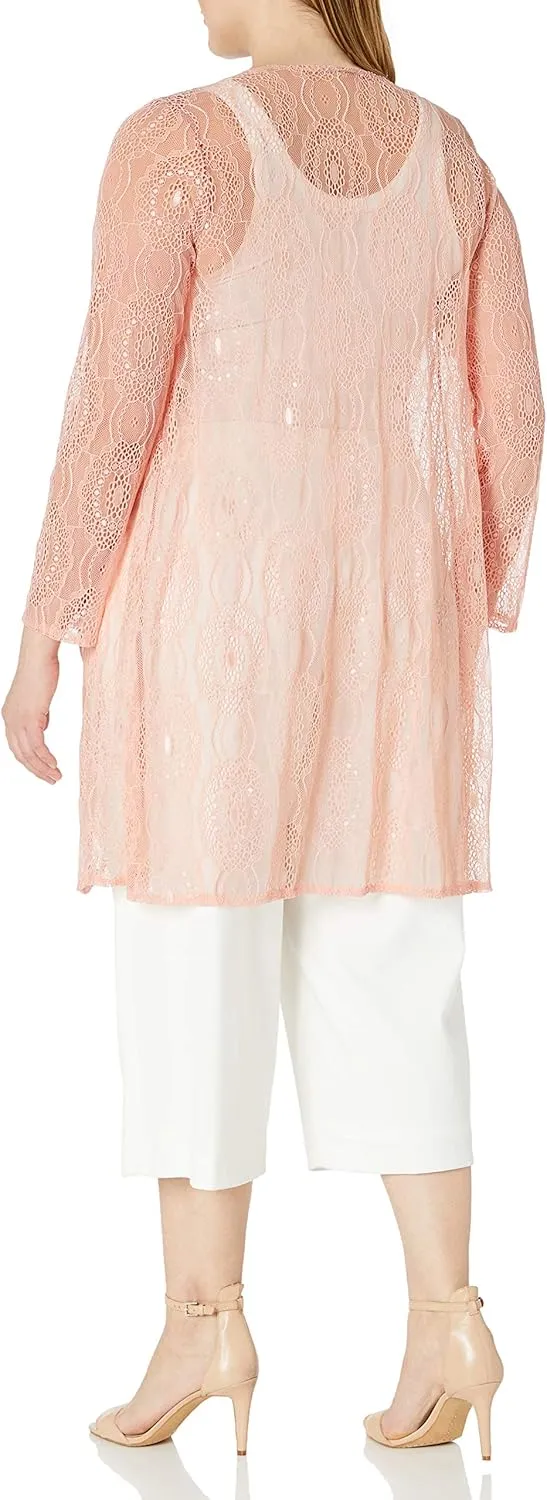 Star Vixen Women's Long Sleeve Open Front Cardigan