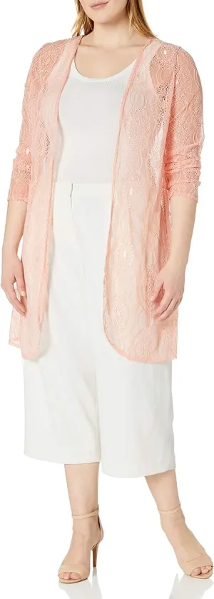 Star Vixen Women's Long Sleeve Open Front Cardigan
