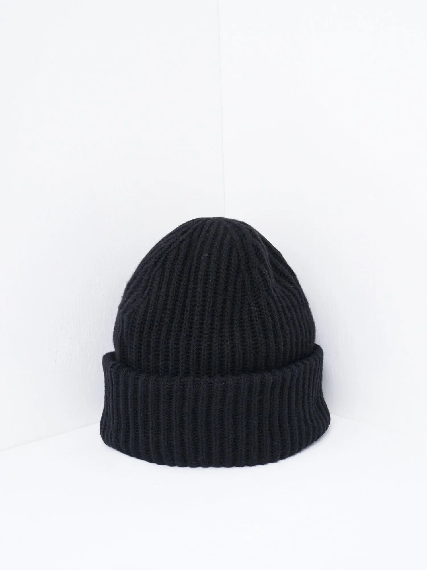 Structured Rib Beanie_Black 099
