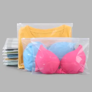 Swimsuit Bags Storage Clear, T Shirt Packaging Bags, Waterproof for Bikini, Swimwear, Bathing Suit Storage, 10x8 inch, Pack of 25, 3 Mil