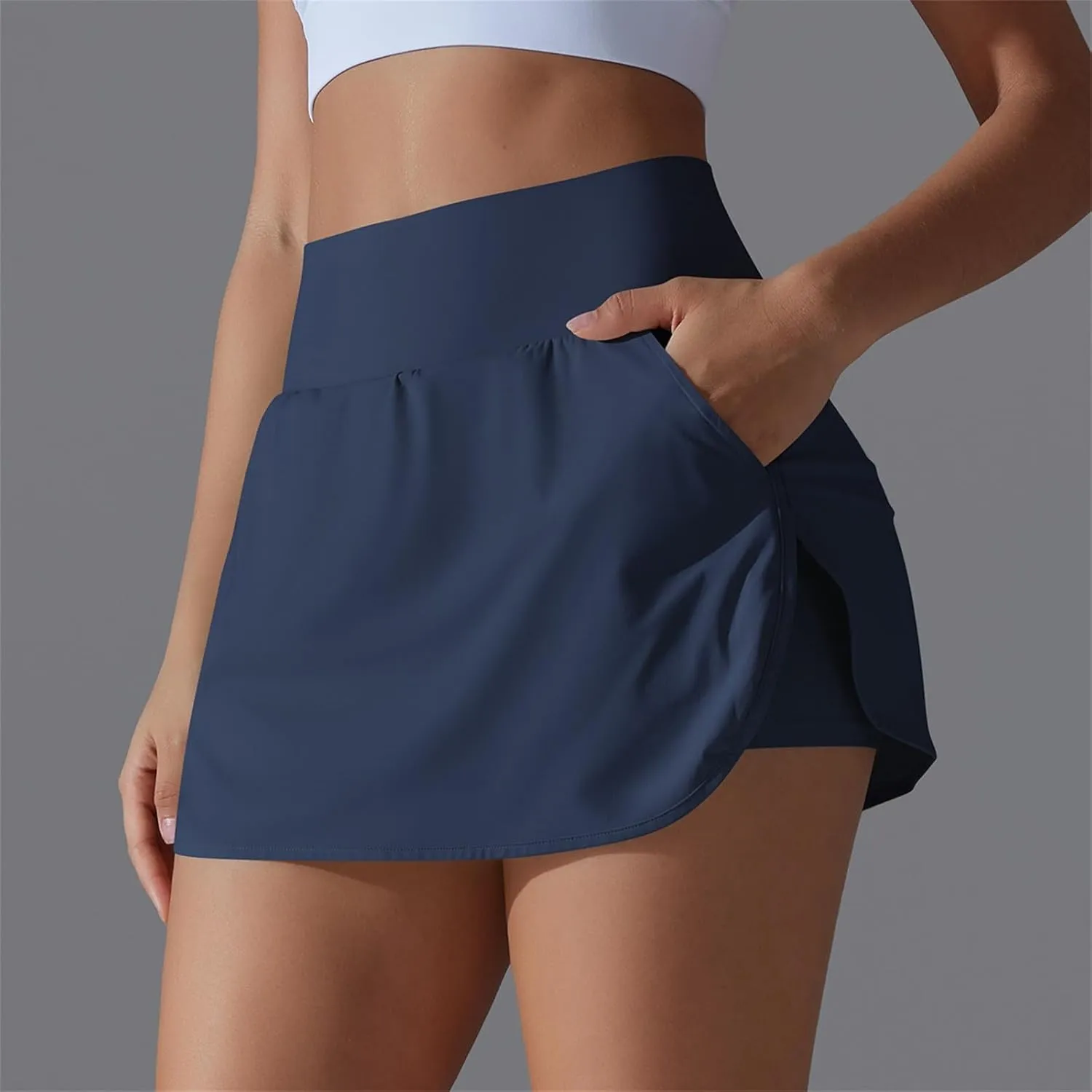 Tennis Skorts for Women with Pockets Athletic Skirt Golf Skirts for Tummy Control Lightweight Summer Skorts Skirt