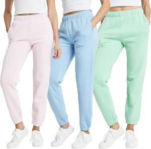 Ultra Performance Womens 3 PK High Waisted Fleece Cinched Pant