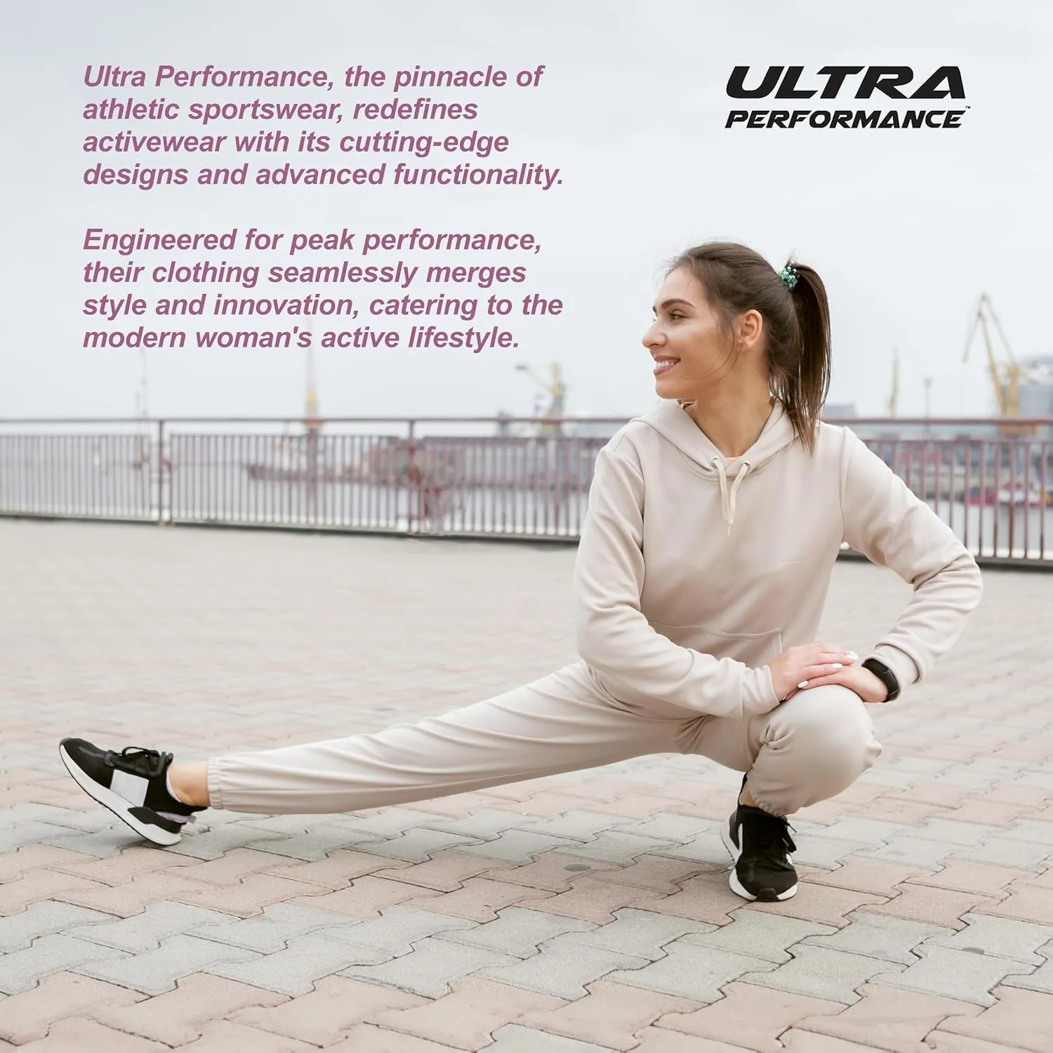Ultra Performance Womens 3 PK High Waisted Fleece Cinched Pant