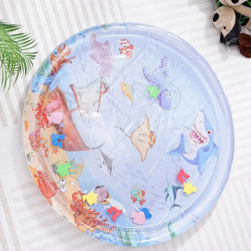 Upgrade Thickened Water Sensor Play Mat for Cats Dogs Interactive Water Sensory Playmat Summer Cool Comfort Pet Mats