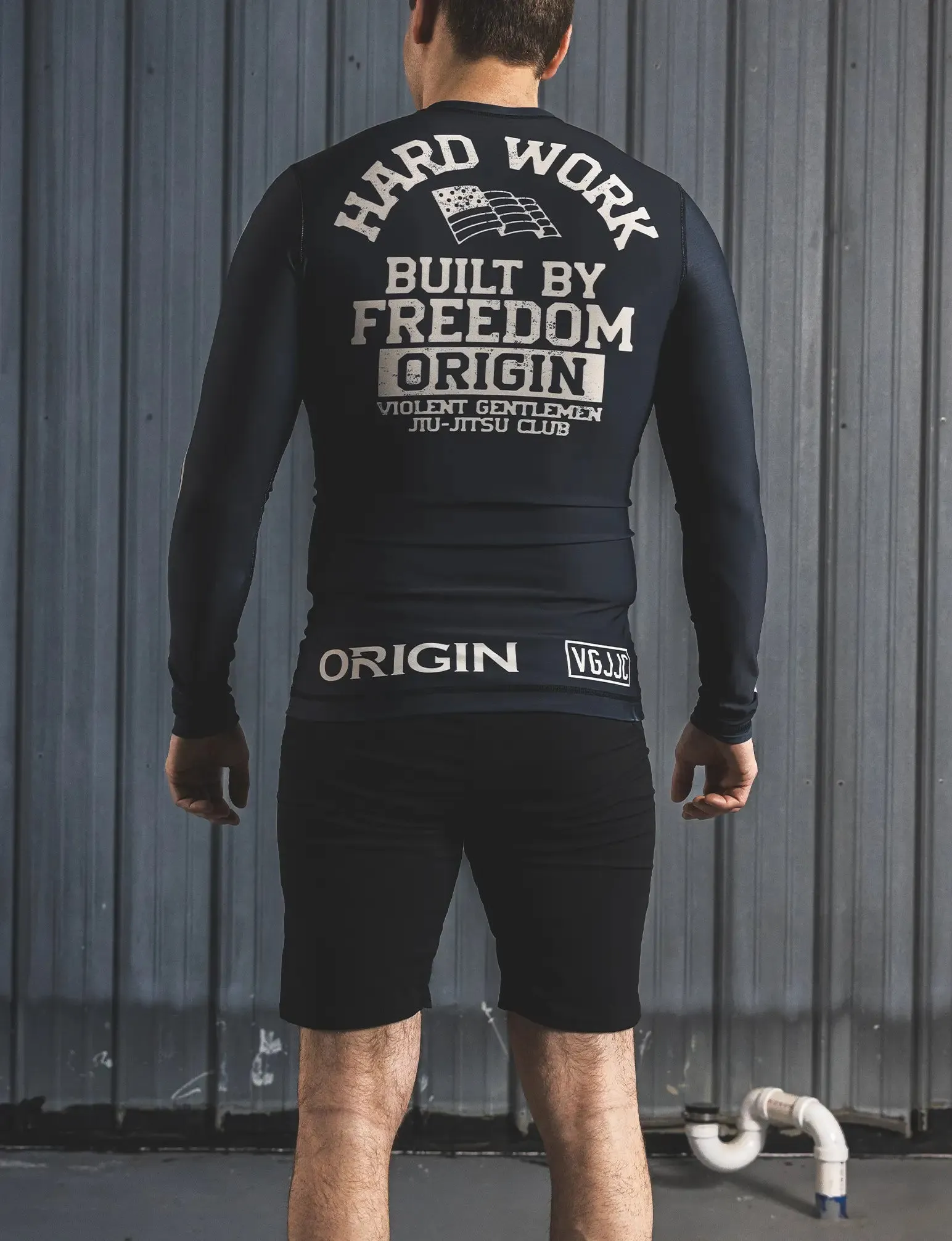 VGHC BUILT BY FREEDOM LS COMPRESSION FIT RASHGUARD