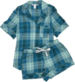 Victoria's Secret Flannel Short Pajama Set