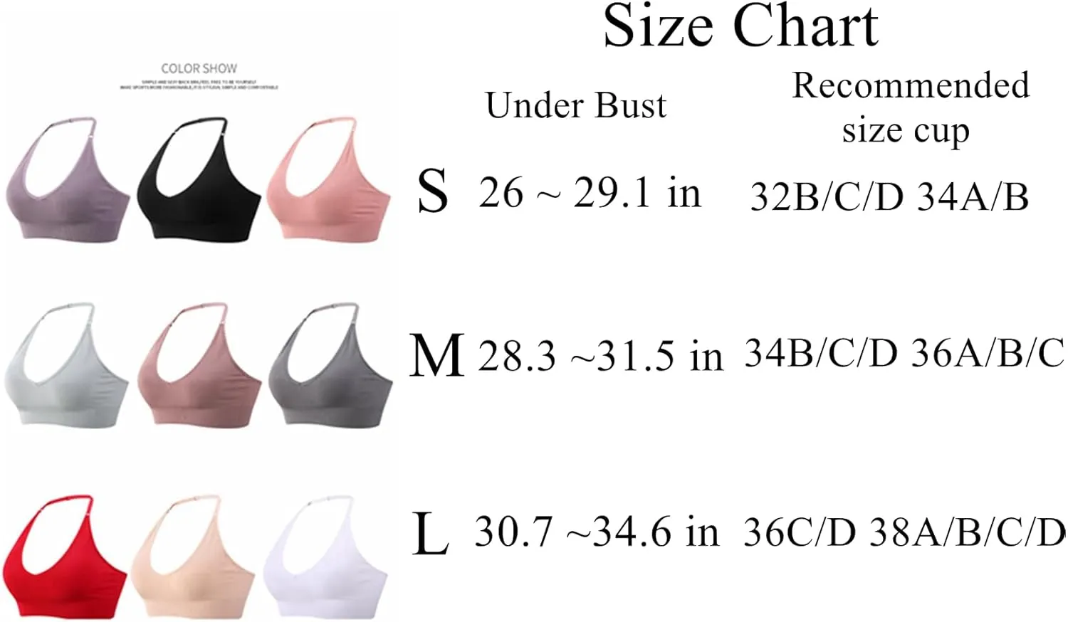 Women Halter Bra Top Yoga Bralette Crop Tanks Workout Sports Bras V Neck with Adjustable Strap Seamless Padded