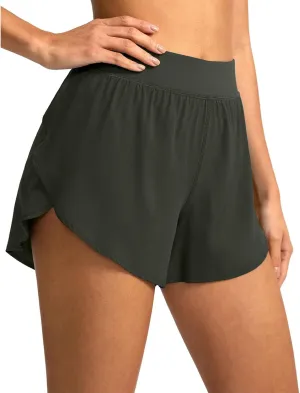 Womens Skorts Floral Ruffled Chiffon Summer Flared Mini Skirts Flowy Shorts for Women Skorts Mini for Teen Girls