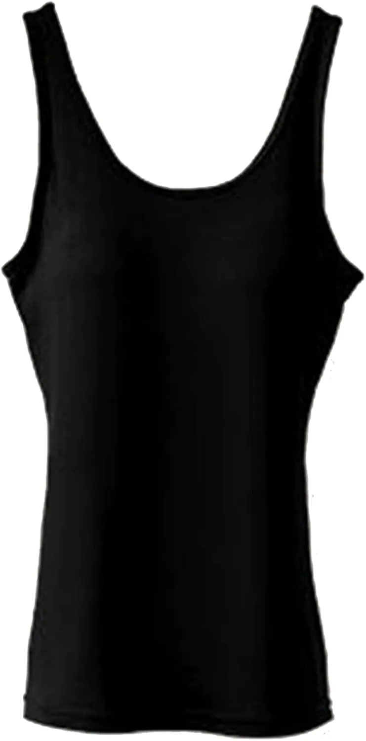 Women's Underwear Camisole Seamless Bra 2in1 Vest Bottoming Shirt Suspended Inner Wear with Chest pad Tanks Basic top